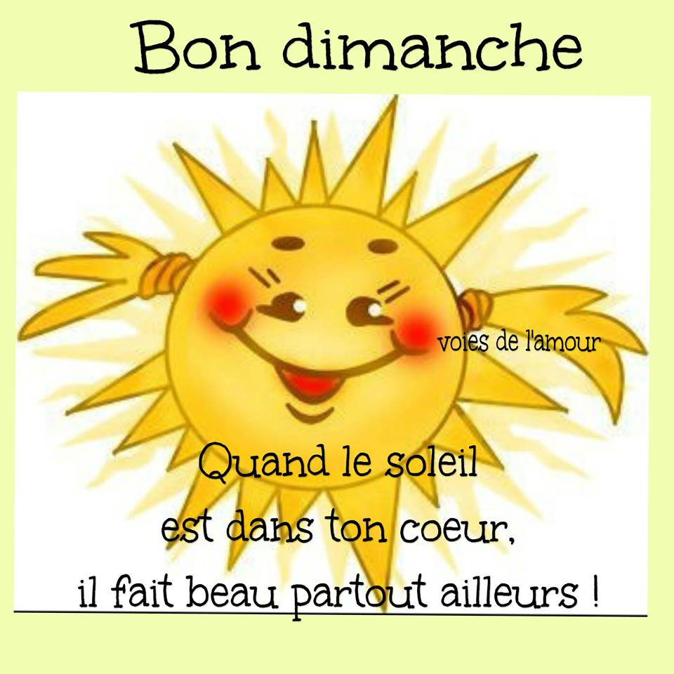 Bonjour,Bon dimanche/Repos-Détente&amp;Loisirs*