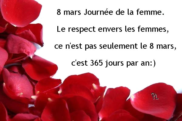 8 mars, Journée de la femme