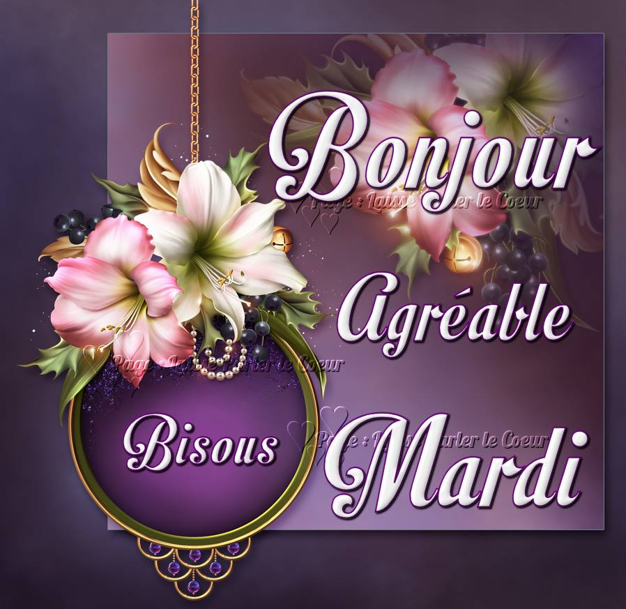 Résultat de recherche d'images pour "bon mardi bisous"