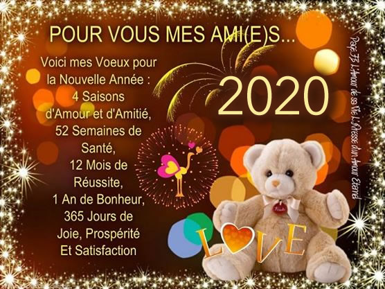 ᐅ Bonne Année 2020 Images, Photos Et Illustrations Pour Facebook (Page ...