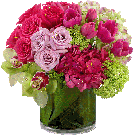 Bouquet De Fleurs Image Gif