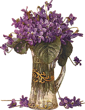 Charmant bouquet de violettes
