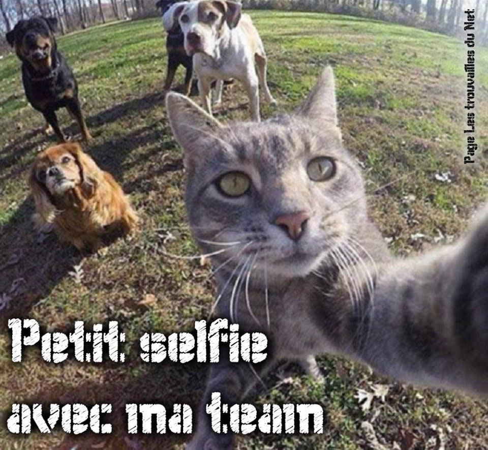 Petit selfie avec ma team