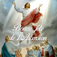 Jésus monte au ciel sous le regard ému de ses disciples, un moment sacré de célébration et de foi.