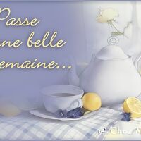 Une pause thé paisible avec une touche de citron pour égayer votre journée.