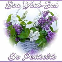 Une composition florale délicate pour célébrer le week-end de la Pentecôte dans la fraîcheur et la beauté.
